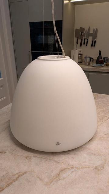 Elegante Leucos design hanglamp mat glas, twee lichtbronnen  beschikbaar voor biedingen