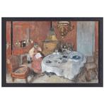 De eetkamer - Edouard Vuillard canvas + baklijst 70x50cm, Huis en Inrichting, Woonaccessoires | Schilderijen, Tekeningen en Foto's