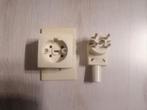 Pelidex stekker en stopcontact set, Doe-het-zelf en Verbouw, Elektra en Kabels, Ophalen of Verzenden, Gebruikt, Stekker