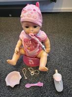 BabyBorn meisje compleet met toebehoren, Kinderen en Baby's, Speelgoed | Poppen, Gebruikt, Ophalen of Verzenden, Babypop
