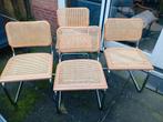 Vintage rotan stoelen Cesca, Huis en Inrichting, Stoelen, Ophalen, Gebruikt, Bruin, Twee