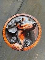 NIEUW teckel wandbord, doorsnede 20 cm, Ophalen of Verzenden, Nieuw