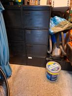Metalen ladekast, Huis en Inrichting, Kasten | Roldeurkasten en Archiefkasten, Ophalen, Gebruikt, 100 tot 150 cm, Meerdere deuren