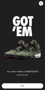 Nike Air Jordan 4 OG SP Retro x Undefeated (2025) maat 42, Ophalen of Verzenden, Nieuw, Overige kleuren