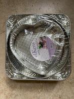 3 "Grote Bakvormen" 'Hart / Rond / Vierkant' Nieuw Verpakt, Ophalen of Verzenden, Nieuw, Taarten, Bakvorm