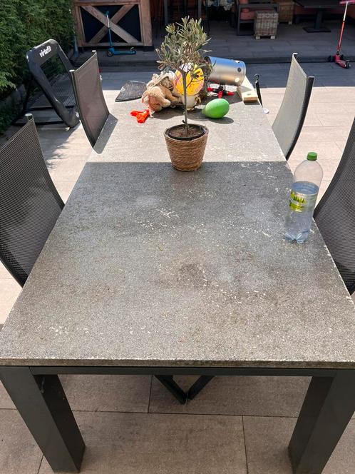 Tuintafel - 240 cm X 100 cm, Tuin en Terras, Tuintafels, Gebruikt, Rechthoekig, Aluminium, Ophalen
