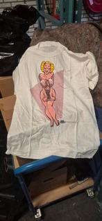 Vintage T-shirt met unieke print van Martin Lodewijk, Onbekend, Wit, Nieuw, Overige maten
