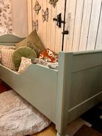 Brocante ladikant, kinder bed, slaapkamer, IL fienile groen, 85 tot 100 cm, Nieuw, Lattenbodem, Hoofstraat 15 steeg