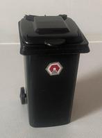 Grijze mini afvalcontainer met klein logo op wieltjes., Ophalen of Verzenden, Zo goed als nieuw