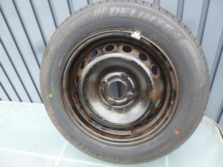 wiel met band  renault kangoo reservewiel model 2003-2008, Auto-onderdelen, Banden en Velgen, Band(en), All Season, 14 inch, 175 mm