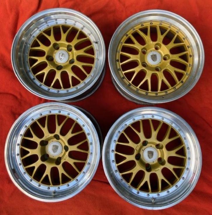 PORSCHE 18 INCH 3-DELIGE BBS MAGNESIUM VELGEN, Auto-onderdelen, Banden en Velgen, Velg(en), Zomerbanden, 18 inch, 225 mm, Personenwagen