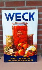 Pracht nieuw Weck emaille reclamebord., Reclamebord, ., Nieuw, Ophalen of Verzenden