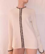 LANDS'END CASHMERE Vest , Maat M, Verzenden, Zo goed als nieuw, Maat 38/40 (M), Wit