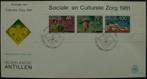 Nederlandse Antillen FDC E-142-A - Blok Cultuurzegels, Postzegels en Munten, Postzegels | Eerstedagenveloppen, Onbeschreven, Ophalen of Verzenden