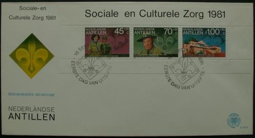 Nederlandse Antillen FDC E-142-A - Blok Cultuurzegels, Postzegels en Munten, Postzegels | Eerstedagenveloppen, Onbeschreven, Rest van de wereld