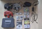 Nintendo 64 / N64 - Console + Controller + Expansion Pak + g, Spelcomputers en Games, Ophalen of Verzenden, Gebruikt, Met 3 controllers of meer