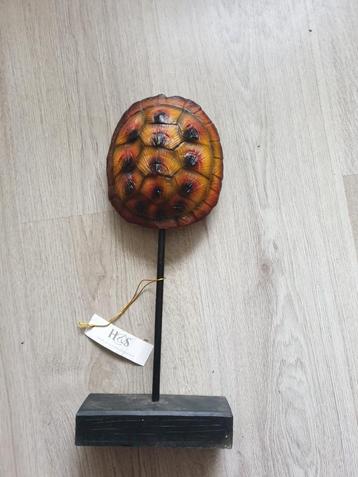 schild nep klein nep schildpad schild op staander bruin beschikbaar voor biedingen