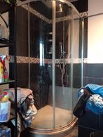 Glazen douchecabine met regendouche, Ophalen of Verzenden, Gebruikt, Met douche