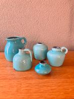 Riverdale vaasjes / potjes, Huis en Inrichting, Woonaccessoires | Vazen, Blauw, Aardewerk of Porselein, Ophalen of Verzenden, Zo goed als nieuw