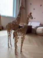 Rotan sier giraffen set van 2, Ophalen of Verzenden, Bruin, Vierkant