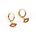 Dottilove Ø12mm Sweet Kiss Dames Oorringen - Gold Plated, Sieraden, Tassen en Uiterlijk, Met kristal, Overige materialen, Hangers