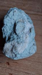 Calciet geode in Pyrofiliet, Ophalen of Verzenden