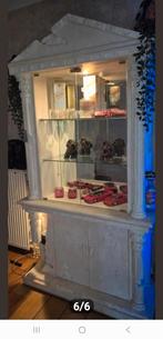 Vitrinekast wit fossiel, Ophalen of Verzenden