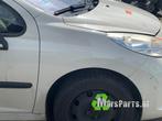 Scherm rechts-voor van een Peugeot 207 (KDC), Ophalen of Verzenden, 3 maanden garantie, Gebruikt, Peugeot
