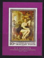Hongarije 1977 Blok Schilderij Rubens, Postzegels en Munten, Ophalen of Verzenden, Postfris, Overige thema's
