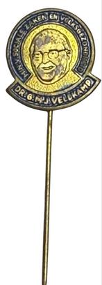 Koopman's Leeuwarden - Min. Veldkamp Speldje, Verzamelen, Ophalen, Gebruikt, Overige onderwerpen, Speldje of Pin