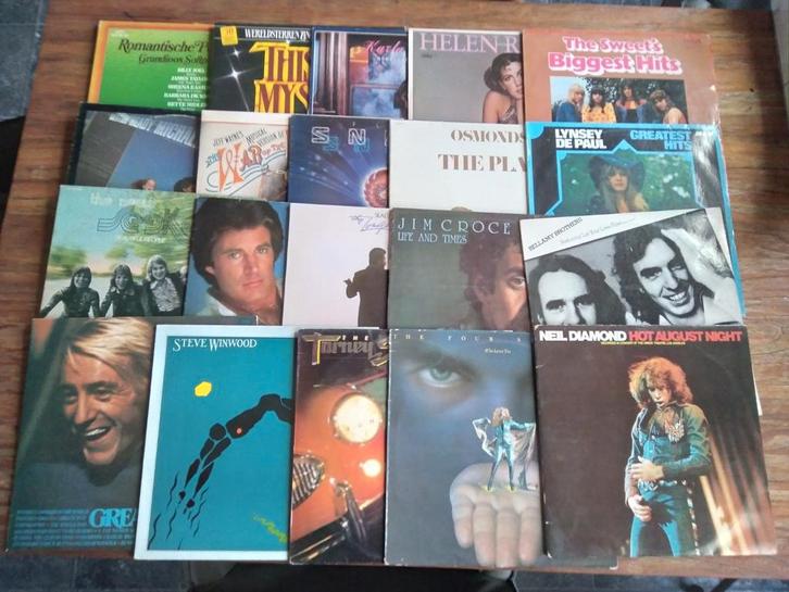 20 lp verzameling pop jaren 70 in 10 foto's, Cd's en Dvd's, Vinyl | Pop, Gebruikt, 1960 tot 1980, 12 inch, Ophalen of Verzenden
