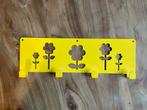 Ikea kinderkamer gele kapstokhaakjes met bloemmotief, Ophalen of Verzenden, Gebruikt, Kapstokje