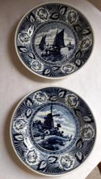 WANDBORDEN 2X ZEILSCHIP EN MOLEN, Ophalen of Verzenden