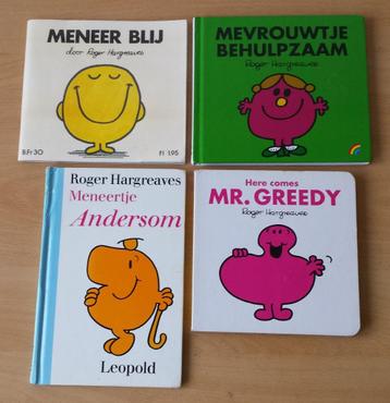 4 Roger Hargreaves Boekjes - divers beschikbaar voor biedingen