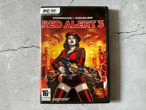 Command & Conquer Red Alert 3 met poster PC game, Spelcomputers en Games, Games | Pc, Zo goed als nieuw, Strategie en Constructie