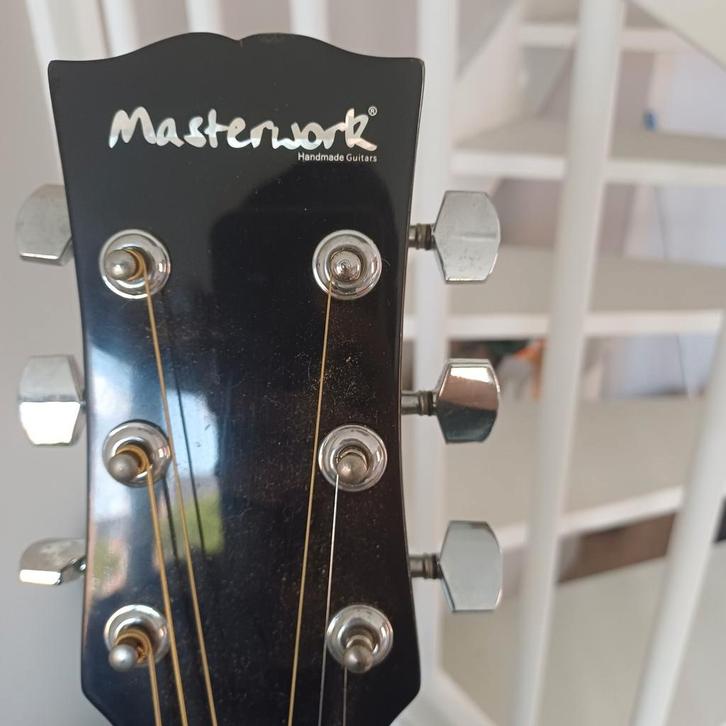 Masterwork Electro Akoestische Gitaar - Cutaway & EQ, Muziek en Instrumenten, Snaarinstrumenten | Gitaren | Akoestisch, Gebruikt