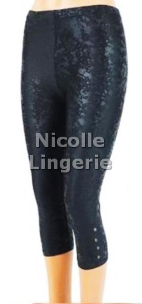 Sport Legging 7/8 Zwart maat S-M en M-L (380), Kleding | Dames, Leggings, Maillots en Panty's, Nieuw, Legging, Overige maten, Zwart