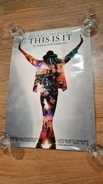 Michael Jackson - This Is It Promo Poster Cinema, Ophalen of Verzenden, Zo goed als nieuw