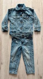 Your Wishes spijkerstof set denim spijkerbroek spijkerjas 92, Ophalen of Verzenden, Zo goed als nieuw, Jongen of Meisje, Setje