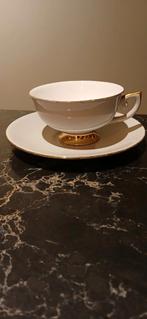 Flora Gouda Porcelina kop en schotel, Ophalen of Verzenden