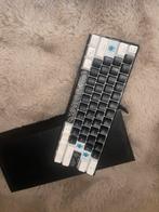 Gaming Toetsenbord met Blauwe Switches + Topo Keycaps, Computers en Software, Toetsenborden, Verzenden, Qwerty, Gebruikt, Gaming toetsenbord