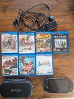 PlayStation Vita + 7 Games + 8GB SD, Ophalen, Gebruikt, Zwart, Met games