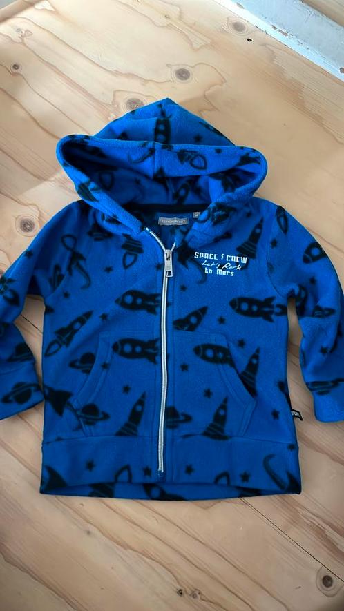 Lemon Beret fleece vest 92/98 blauw, Kinderen en Baby's, Kinderkleding | Maat 92, Zo goed als nieuw, Jongen of Meisje, Trui of Vest