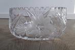 Mooie Kristallen schaal, 20cm doorsnee, Ophalen of Verzenden, Zo goed als nieuw, Rond, Glas