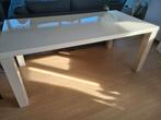 Wit hoogglans IKEA Toresund eettafel 180 x 90 x 75, Ophalen, Rechthoekig, 150 tot 200 cm, 50 tot 100 cm