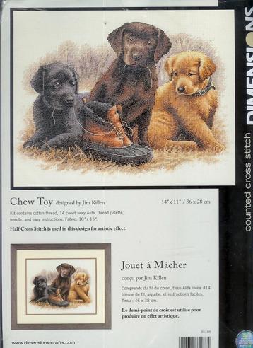 Cado  dimensions borduurpakket  chew toy beschikbaar voor biedingen