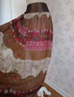 Gypsy lange rok uit India L XL, Onder de knie, Zo goed als nieuw, Verzenden