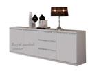Dressoir Forever Italiaans Hoogglans zwart | Met Chrome-SALE, Nieuw, Ophalen of Verzenden, 200 cm of meer, Minder dan 100 cm