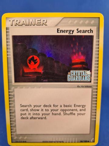 Energy Search 86/100 - Crystal Guardians (Reverse Holo) beschikbaar voor biedingen