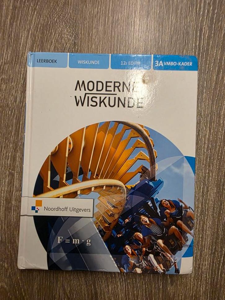 Moderne Wiskunde 3A VMBO-Kader - Noordhoff, Boeken, Schoolboeken, Gelezen, Wiskunde A, VMBO, Ophalen of Verzenden